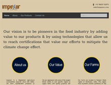 Tablet Screenshot of impexor.com